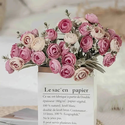 Style Loft Collection 18 Piece Silk Roses