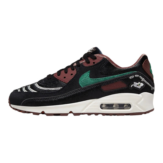 Style Loft Collection x Nike Modern Black Green Noise Sail, (Size 6.5 Men US / Women 8 US)