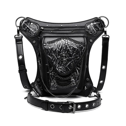 Style Loft Collection Black Acid Rock Back, Leg, and Shoulder Bag