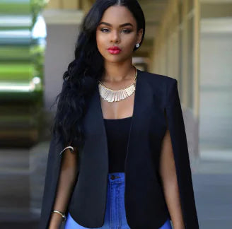 Style Loft Collection Keyashia Luxe Blazer Cape