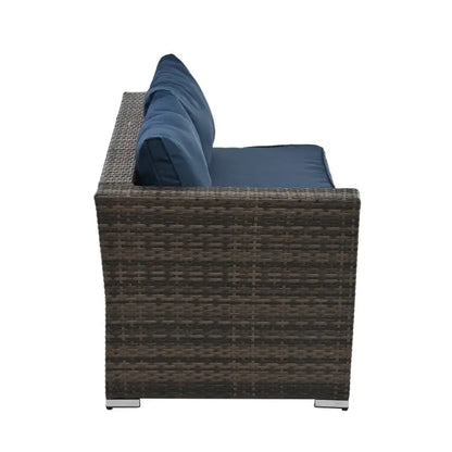 Style Loft Collection All-Weather Wicker Patio Set with Glass Table