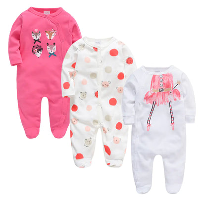 Style Loft Collection BabyStyle Charlette Haute 3-Piece Long Sleeve Onesies