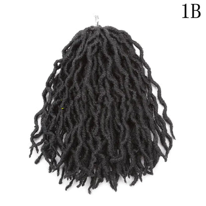 Style Loft Collection Colored 12-Inch Wavy Dreadlock Hair Extensions
