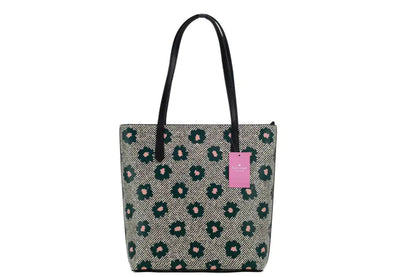 Style Loft Collection x Kate Spade Daily Saffiano Vegan Leather Herringbone Floral Tote