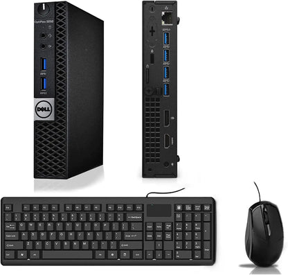 Style Loft Collection x DELL OptiPlex 5050 Micro Form Factor PC Computer Intel Core i5-7600T 32GB DDR4 512GB SSD WiFi BT Keyboard & Mouse Windows 10 Pro (Renewed)