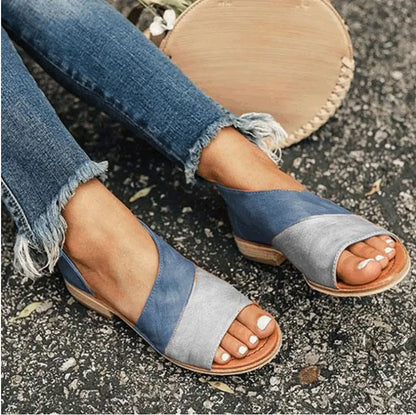 Style Loft Collection Wrapped Double Color Sandals