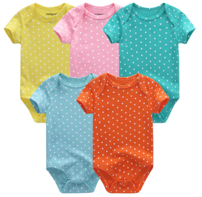 Style Loft Collection BabyStyle Frankie Elaine 5-Piece Baby Onesie Set