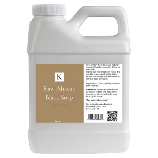 Style Loft Collection Pure Raw Organic African Black Soap Liquid 32 oz.