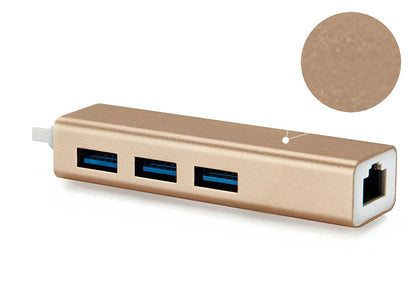 Style Loft Collection DigitalLoft 100mbps USB-C to Ethernet Hub Adapter