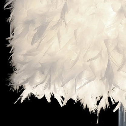 Style Loft Collection LED Feather Heart Crystal Table Lamp