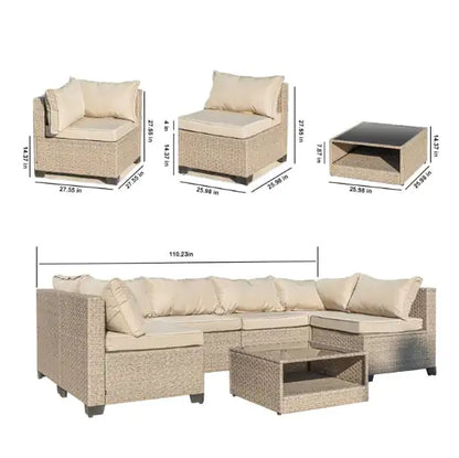(.21) Style Loft Collection 7-piece Patio Furniture Set