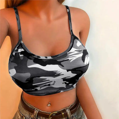 Style Loft Collection Camouflage Crop Top