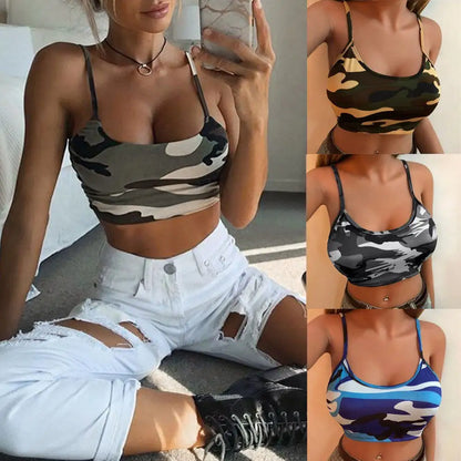 Style Loft Collection Camouflage Crop Top