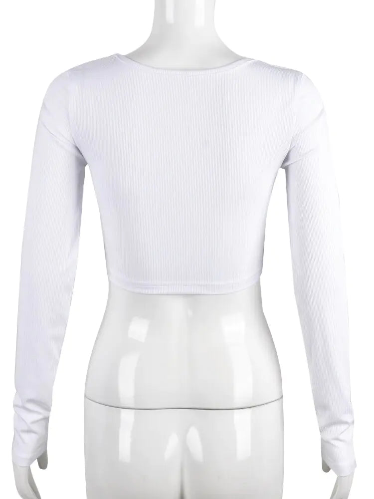 Style Loft Collection Double Cross Embroidered Crop Top
