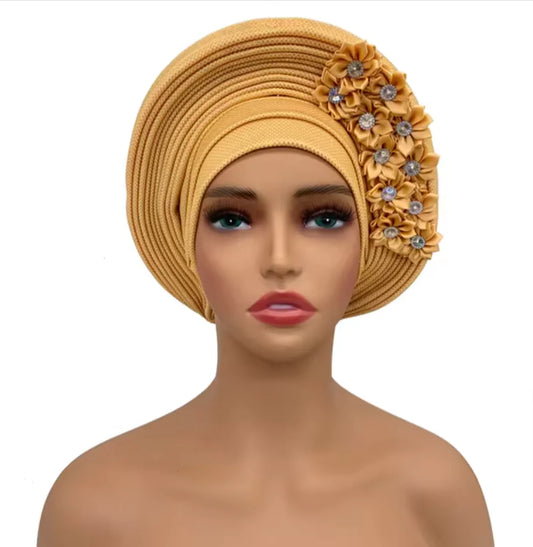 Style Loft Collection Elegant Floral African Turbans