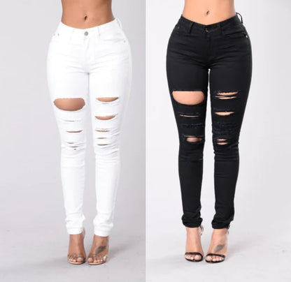 Style Loft Collection Nova Fashioned Ripped Denim Jeans