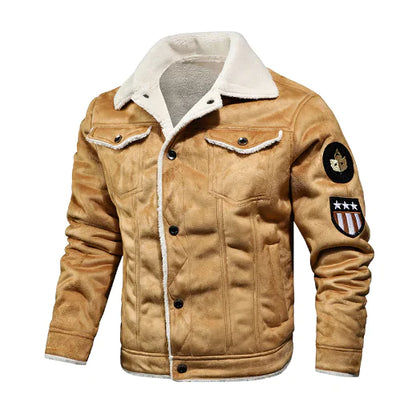 Style Loft Collection Beartooth Highway Suede Shearling Jacket