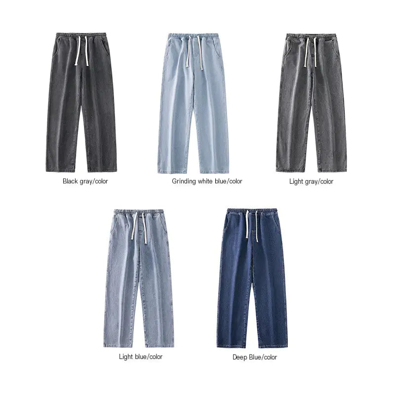 Style Loft Collection Like It Or Love It Loose Fit Denim Wide-Leg Pants