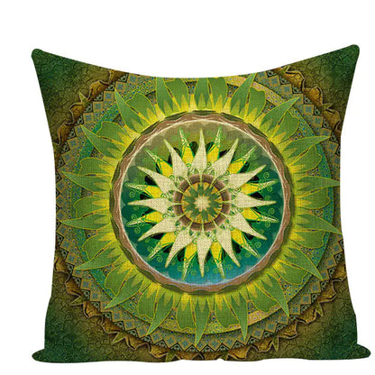Style Loft Collection Cotton Mandala Meditating Pillow Cover