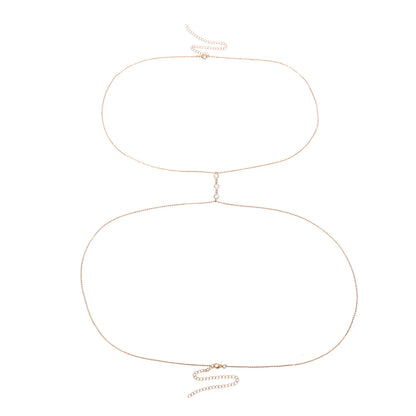 Style Loft Collection Crystal Body Chain Jewelry