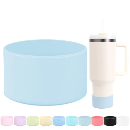 Style Loft Collection Protective Glitter Silicone Boot Compatible with Stanley Quencher 40oz 30oz 20oz Stanley IceFlow 20oz 30ozAccessories for Stanley/Owala/Hydro Flask Water BottleBling Anti-Slip Sleeve Cover