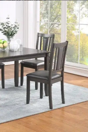 Style Loft Collection Grey 5-Piece Dining Set with Cushioned Chairs
