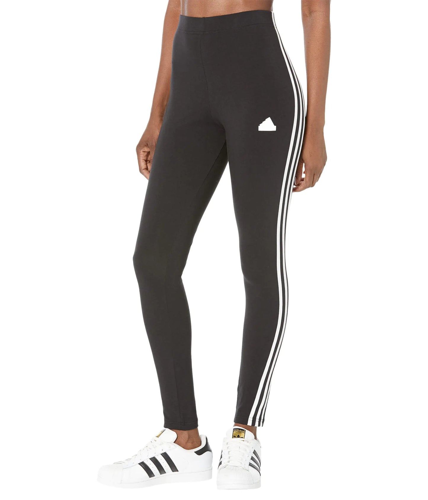 Style Loft Collection x adidas Future Icon Three Stripes Leggings Black, Size Medium