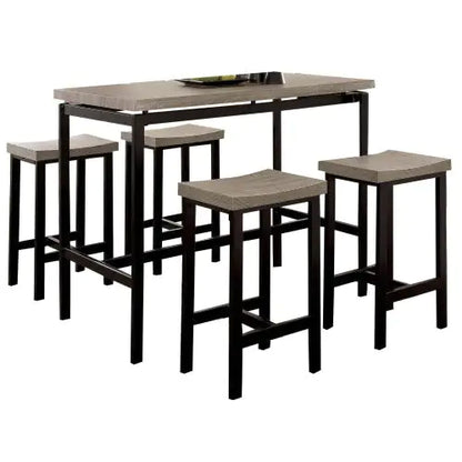 Style Loft Collection 5 Pc Counter Height Table Set