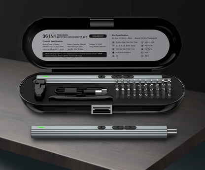 Style Loft Collection ToolStyle 36 in 1 Magnetic High Precision Electric Screwdriver Set
