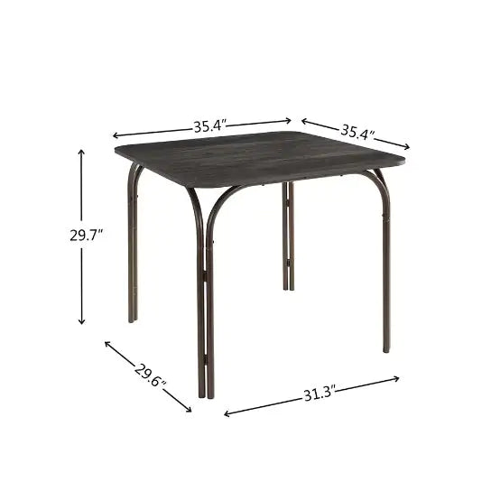 Style Loft Collection 5-piece Modern Dining Table Set
