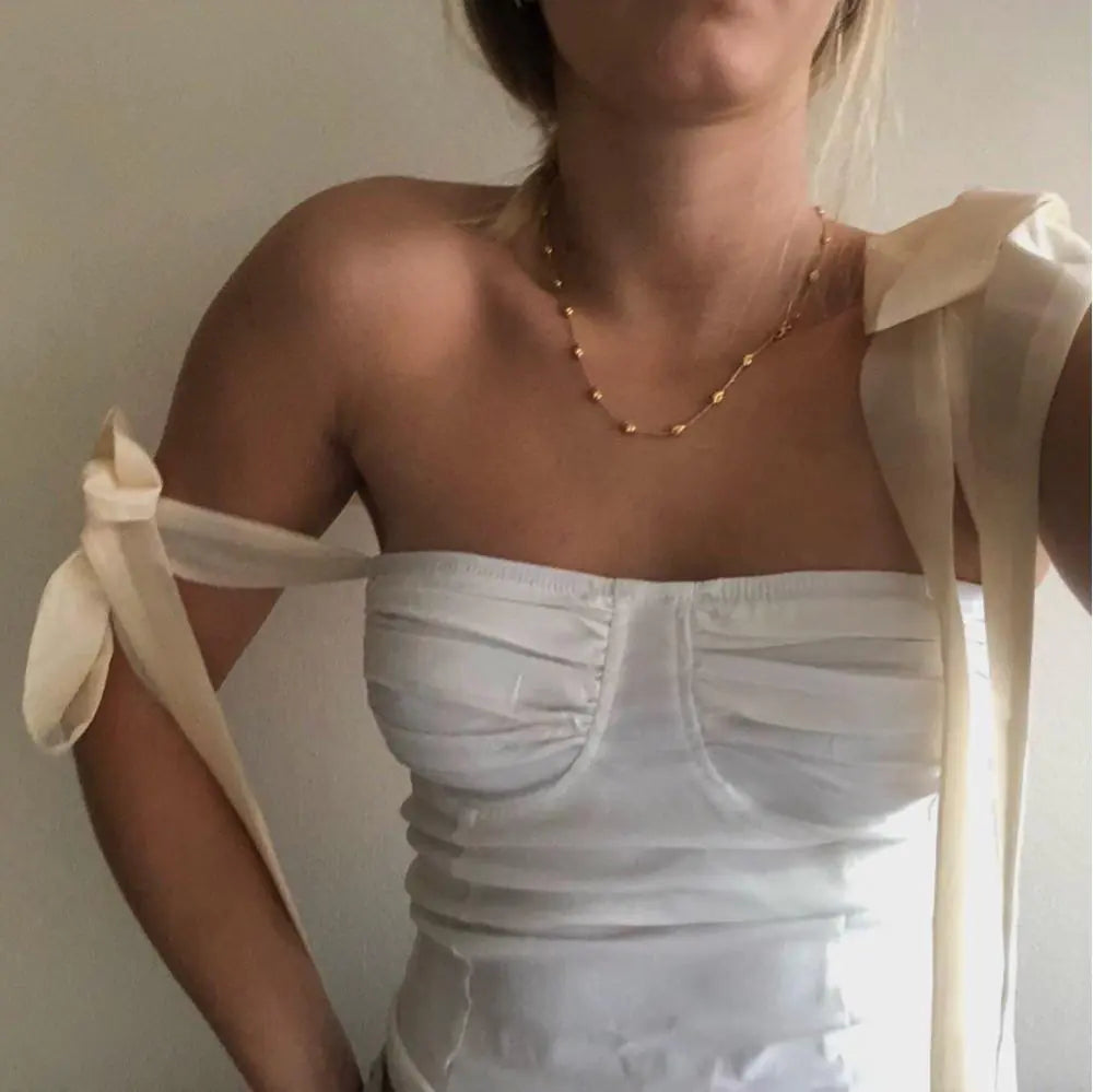 Style Loft Collection Top of My Game Vintage Strapped Crop Top