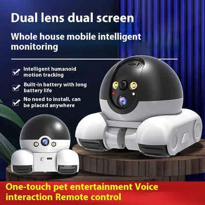 Style Loft Collection CyberStyle RoboFriend 360° HD Dual-Lens Pet Camerabot