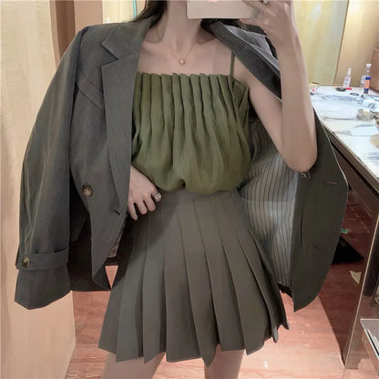 Style Loft Collection Off-Shoulder Pleated Top