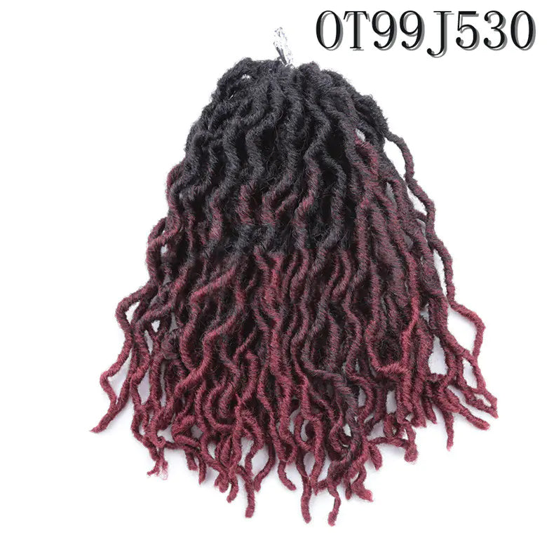 Style Loft Collection Colored 12-Inch Wavy Dreadlock Hair Extensions