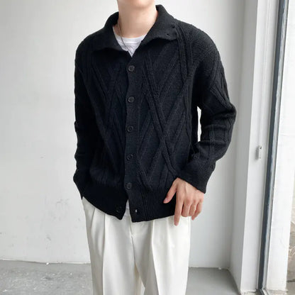 Style Loft Collection Azimut Button Up Turtle Neck Cardigan