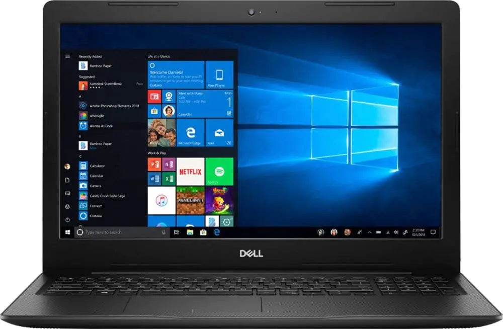 Style Loft Collection x Dell New Inspiron i3583 15.6" HD Touch-Screen Laptop - Intel i5-8265U - 8GB DDR4-256GB SSD - Windows 10 - Wireless-AC - Bluetooth SD Card Reader HDMI & USB 3.1 -Waves MaxxAudio Pro- Black