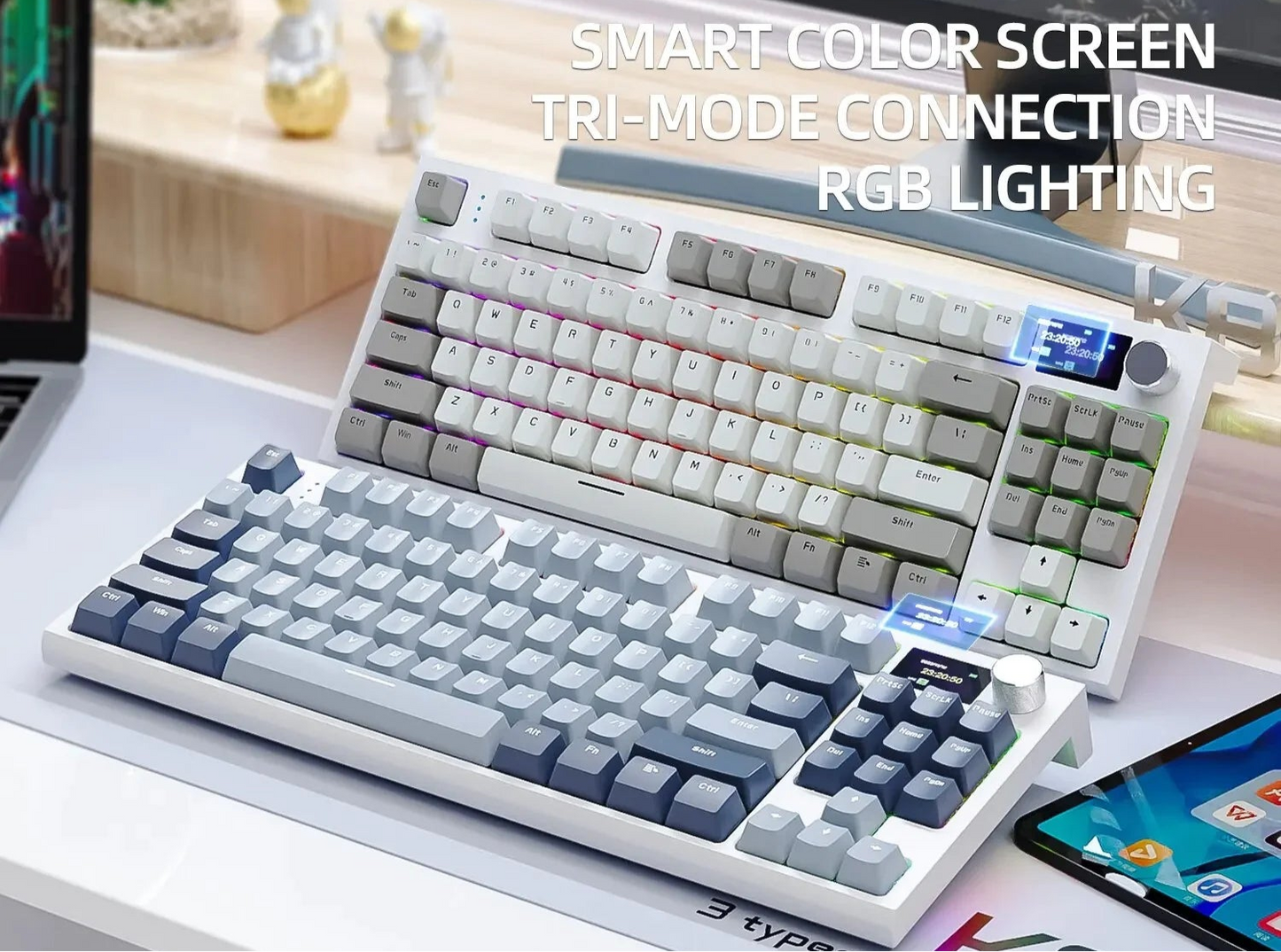 Style Loft Collection CyberStyle Streamline Illuminated Wireless Keyboard