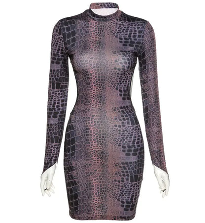 Style Loft Collection Chic Snake Print Dress
