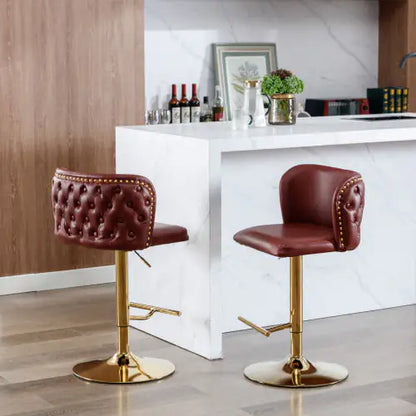 Style Loft Collection Modern Swivel Height Adjustable Barstools