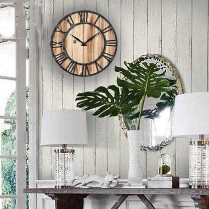 Style Loft Collection Wooden Wall Clock