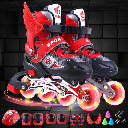 Style Loft Collection LoftAthletics Winged Warriors Streamline Inline Skates Set