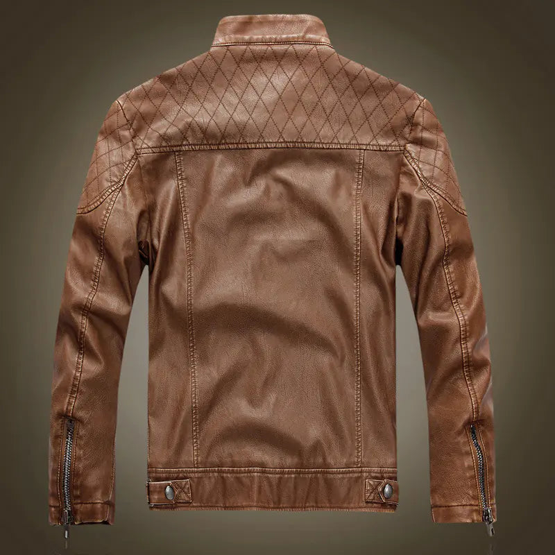 Style Loft Collection Hildebrand Retro Vegan Leather Jacket