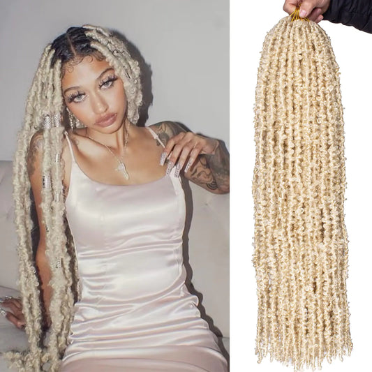 Style Loft Collection 24 inch Beverlee Blonde Butterfly Locs Crochet Hair