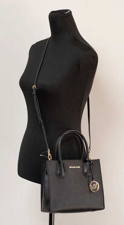 Style Loft Collection x Michael Kors Mercer Medium Black Convertible Messenger Crossbody Bag