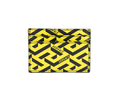 Style Loft Collection x Versace La Greca Pineapple Signature Coated Canvas Card Case