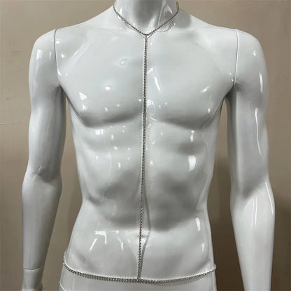 Style Loft Collection Rhinestone Bikini Chest Chain