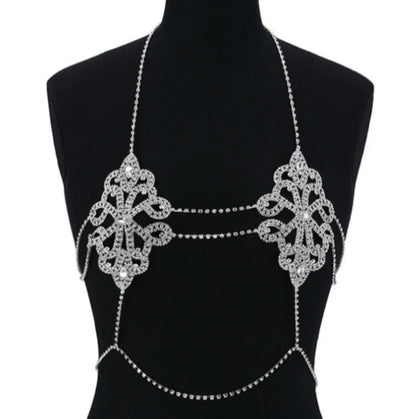 Style Loft Collection Crystal Glass Body Chain