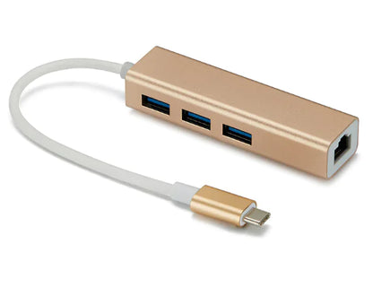 Style Loft Collection DigitalLoft 100mbps USB-C to Ethernet Hub Adapter
