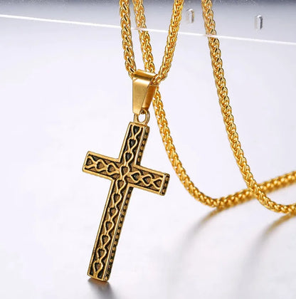 Style Loft Collection Vaelisse Stainless Steel Cross Necklace