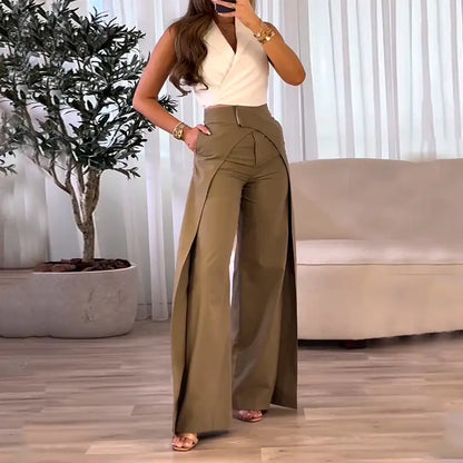 Style Loft Collection Swathe Sleeveless Top and Pants Set
